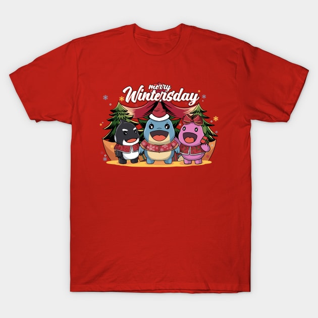 Quaggan Wintersday T-Shirt by scorpakwal